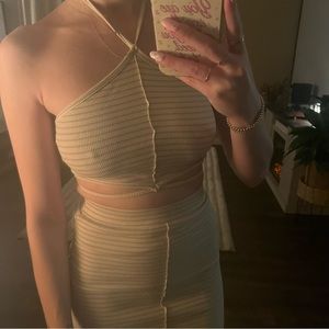 Ooh La Luxe Strappy Halter Top (Part of a set)